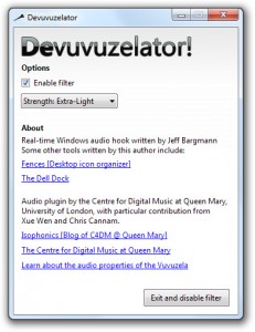 Devuvuzelator Screenshot